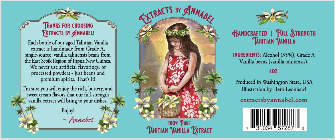 Handcrafted Tahitian Vanilla Extract - NEW! (Limited Supply)