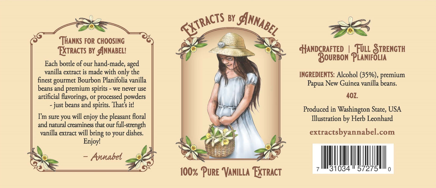 Handcrafted Bourbon Vanilla Extract